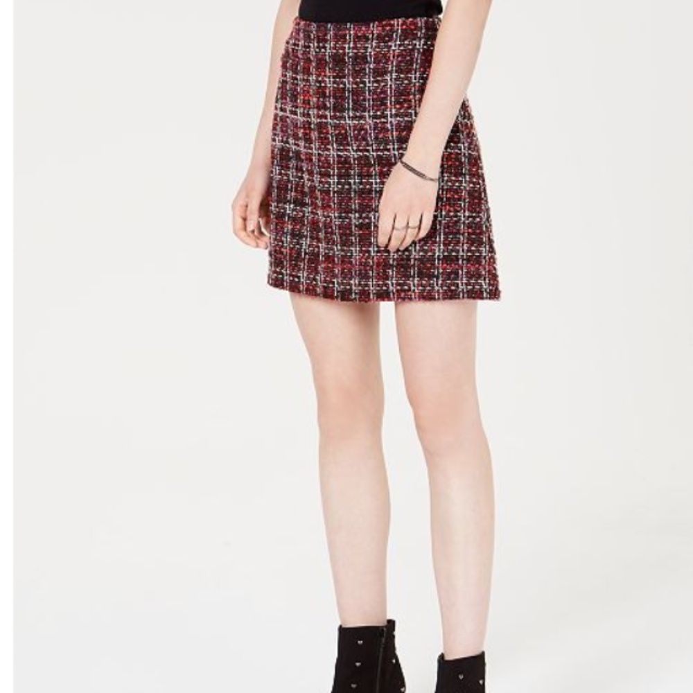 Maison Jules Tweed Mini Skirt